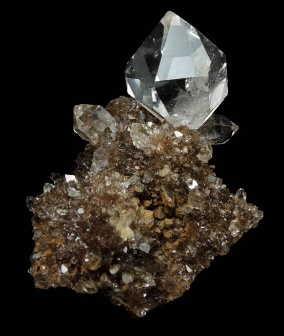 Quartz var. Herkimer Diamonds from Middleville, Herkimer County, New York