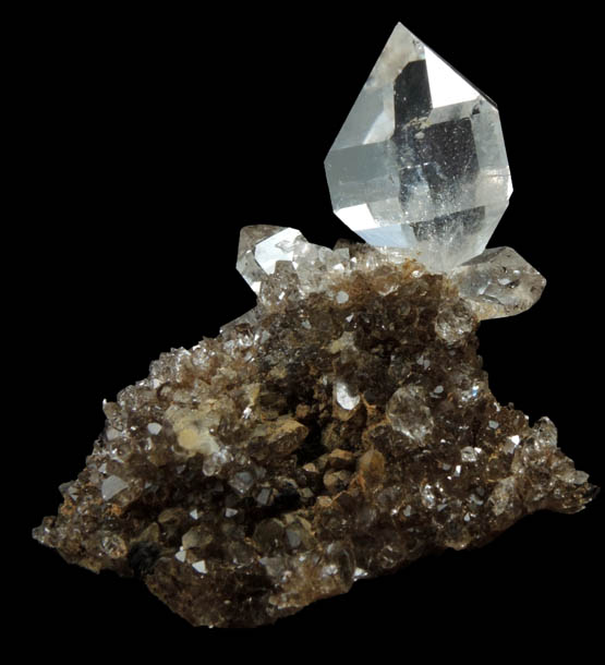 Quartz var. Herkimer Diamonds from Middleville, Herkimer County, New York