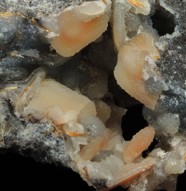 Wulfenite with Hemimorphite coating from Finch Mine, north of Hayden, Banner District, Gila County, Arizona