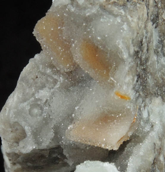 Quartz over Hemimorphite over Wulfenite from Finch Mine, north of Hayden, Banner District, Gila County, Arizona