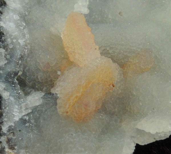 Wulfenite with Hemimorphite coating from Finch Mine, north of Hayden, Banner District, Gila County, Arizona