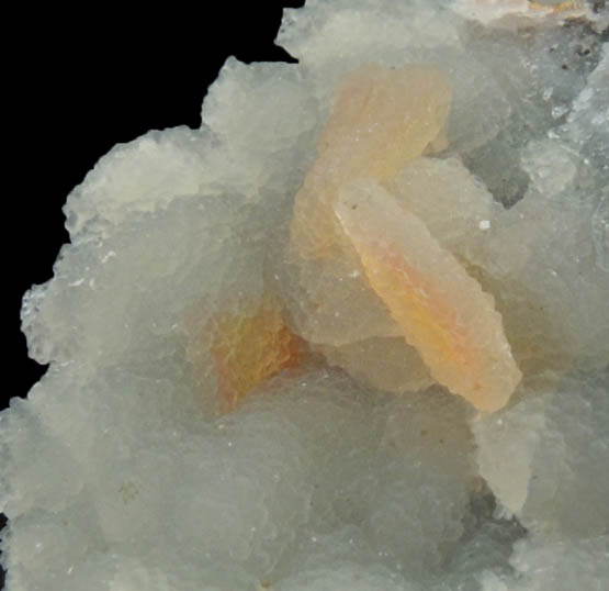 Wulfenite with Hemimorphite coating from Finch Mine, north of Hayden, Banner District, Gila County, Arizona