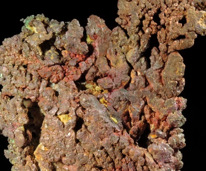 Copper (crystallized native copper) from Dzhezkazgan, Karaganda Oblast', Kazakhstan