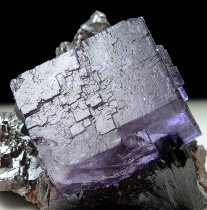 Fluorite on Sphalerite from Elmwood Mine, Carthage, Smith County, Tennessee