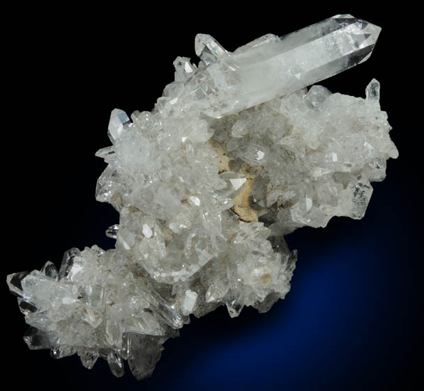 Quartz from railroad cut on eastern shore of Hudson River, between Schodack Landing and Poolsburg, Columbia County, New York