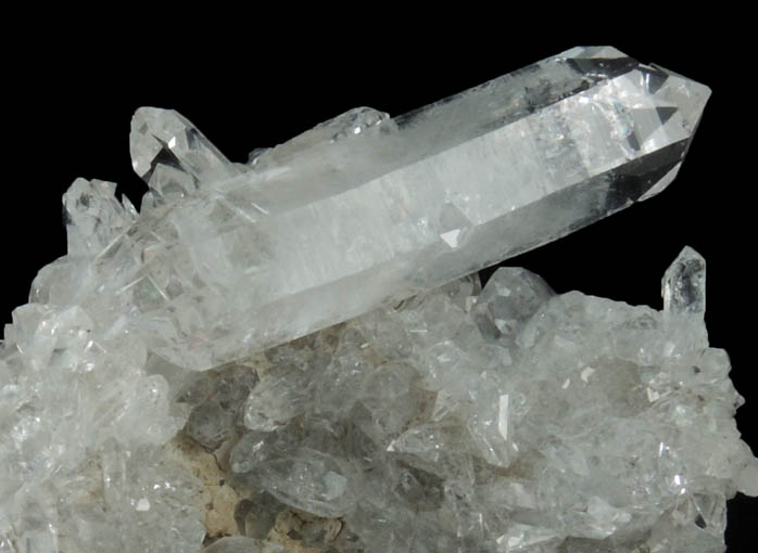 Quartz from railroad cut on eastern shore of Hudson River, between Schodack Landing and Poolsburg, Columbia County, New York