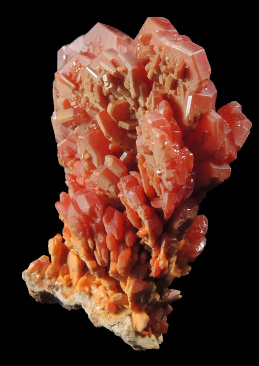 Vanadinite from Mibladen, Haute Moulouya Basin, Zeida-Aouli-Mibladen belt, Midelt Province, Morocco