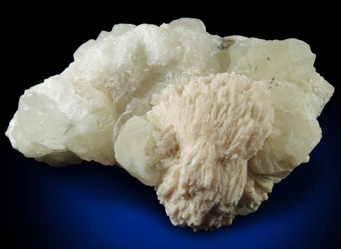 Datolite, Pectolite, Calcite and pseudomorphs after Natrolite from Upper New Street Quarry, Paterson, Passaic County, New Jersey