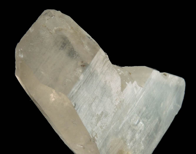 Quartz var. Smoky Quartz (false twin) from North Moat Mountain, Bartlett, Carroll County, New Hampshire