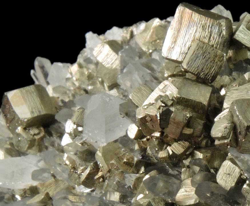 Pyrite and Quartz from (Tsuchiya-Ishizaki Mine), Hokkaido, Japan