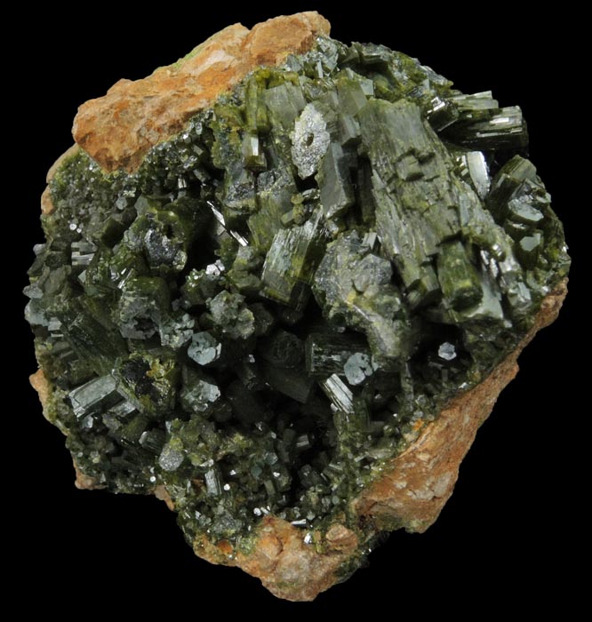 Pyromorphite from Wheatley Mine, Phoenixville District, Chester County, Pennsylvania