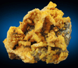 Smithsonite (cadmium-rich) over Dolomite from Monte Cristo Mine, Rush Creek District, Marion County, Arkansas