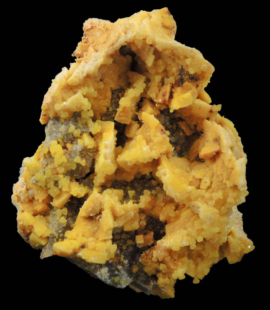 Smithsonite (cadmium-rich) over Dolomite from Monte Cristo Mine, Rush Creek District, Marion County, Arkansas