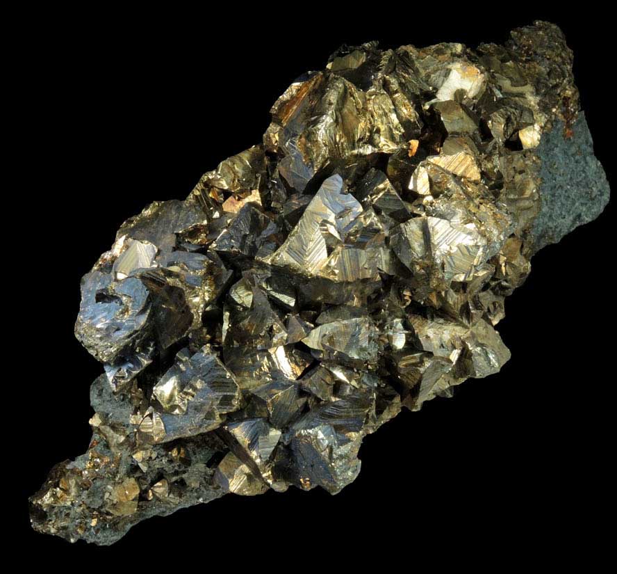 Chalcopyrite with Quartz from Ani Mine, Ani-machi, Kitaakita, Akita Prefecture, Tohoku, Honshu, Japan