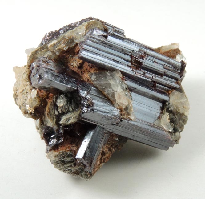 Rutile with Muscovite and Quartz from Onganja Mine, Seeis, Khomas, Namibia