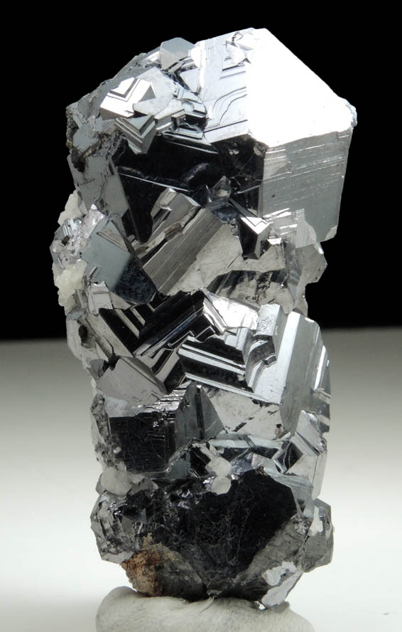 Galena with Calcite from Naica District, Saucillo, Chihuahua, Mexico