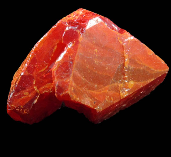 Realgar from Reward Mine, Green River Gorge, King County, Washington