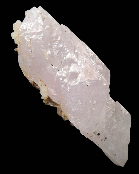 Quartz var. Rose Quartz Crystals with Wardite and Eosphorite from Lavra da Ilha, Taquaral, Jequitinhonha River, Minas Gerais, Brazil