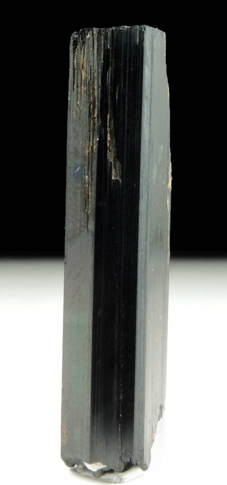 Arfvedsonite (rare terminated Arfvedsonite crystal) from Hurricane Mountain, east of Intervale, Carroll County, New Hampshire