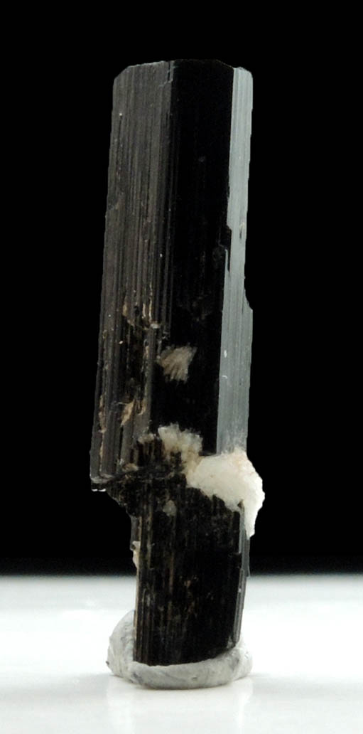 Arfvedsonite (rare terminated crystal) from Hurricane Mountain, east of Intervale, Carroll County, New Hampshire