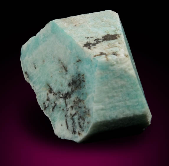 Microcline var. Amazonite from Black Cap Mountain, east of North Conway, Carroll County, New Hampshire