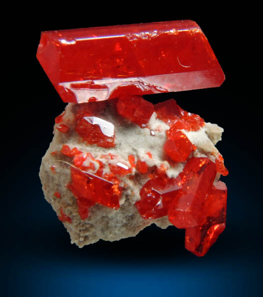 Realgar from Reward Mine, Green River Gorge, King County, Washington