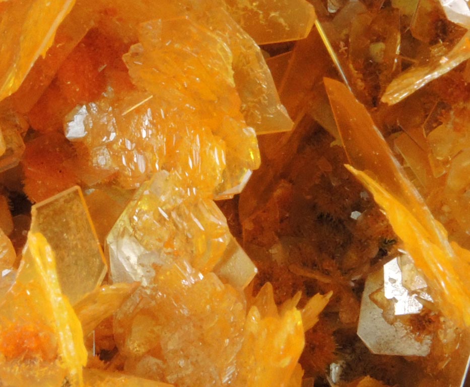 Mimetite and Wulfenite from San Francisco Mine, Cerro Prieto, north of Cucurpe, Sonora, Mexico