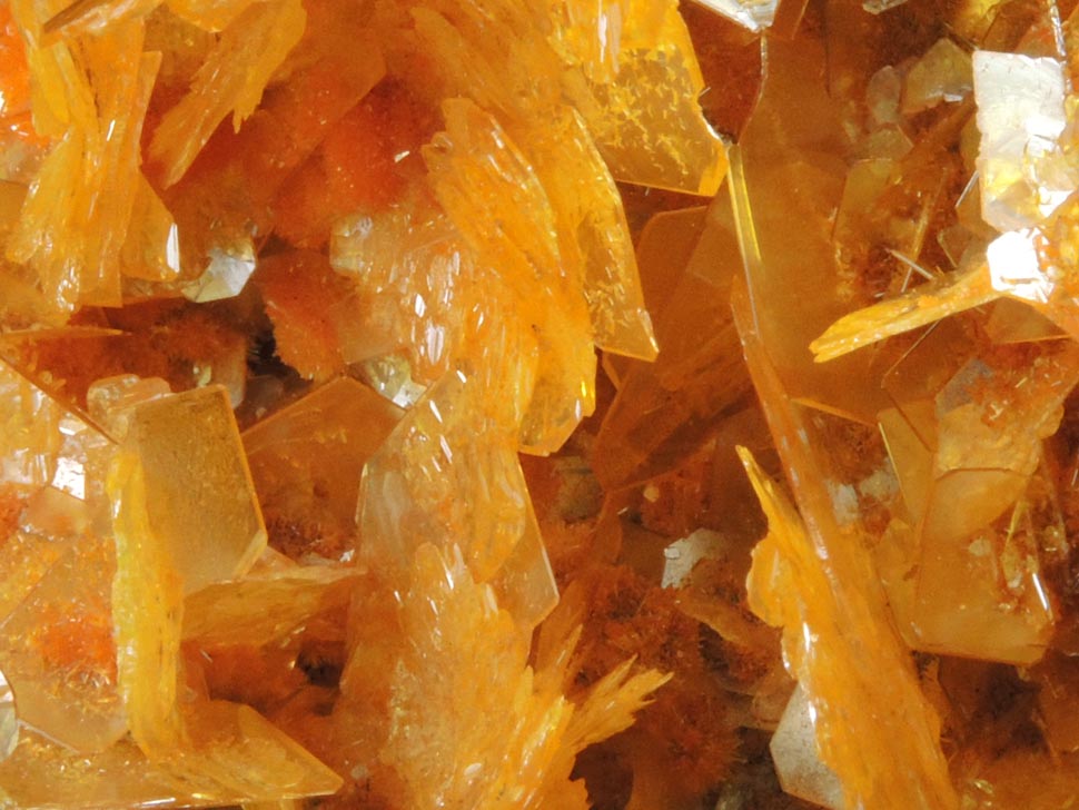 Mimetite and Wulfenite from San Francisco Mine, Cerro Prieto, north of Cucurpe, Sonora, Mexico