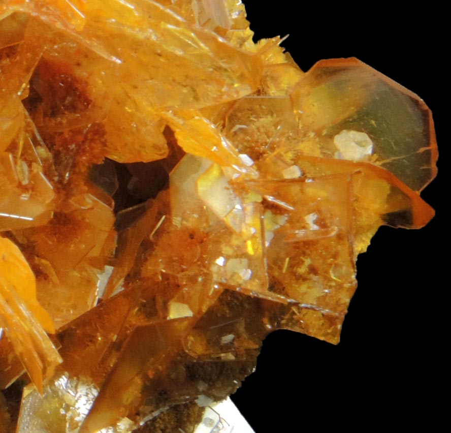 Mimetite and Wulfenite from San Francisco Mine, Cerro Prieto, north of Cucurpe, Sonora, Mexico