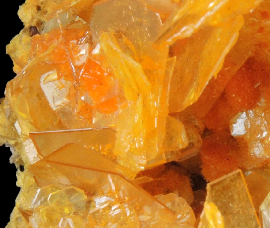 Mimetite and Wulfenite from San Francisco Mine, Cerro Prieto, north of Cucurpe, Sonora, Mexico