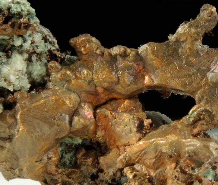 Copper (naturally crystallized native copper) from Keweenaw Peninsula Copper District, Michigan