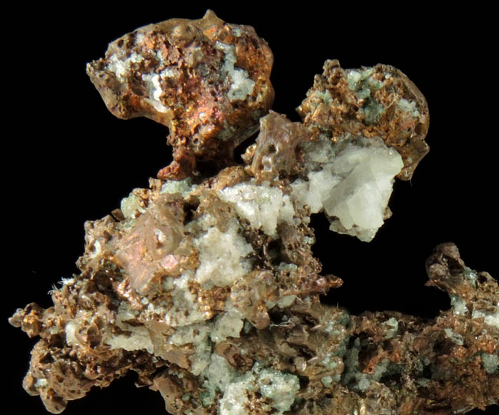 Copper (naturally crystallized native copper) from Keweenaw Peninsula Copper District, Michigan