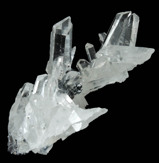 Quartz with Sphalerite from Madan District, Rhodope Mountains, Bulgaria