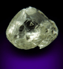 Diamond (2.62 carat gem-quality parallel pale-yellow interconnected diamonds) from Mirny, Sakha Republic, Siberia, Russia