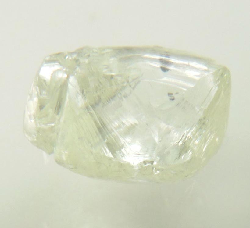 Diamond (2.62 carat gem-quality parallel pale-yellow interconnected diamonds) from Mirny, Sakha Republic, Siberia, Russia