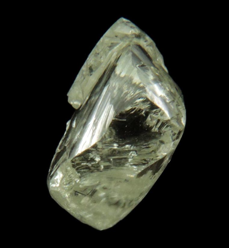 Diamond (2.62 carat gem-quality parallel pale-yellow interconnected diamonds) from Mirny, Sakha Republic, Siberia, Russia