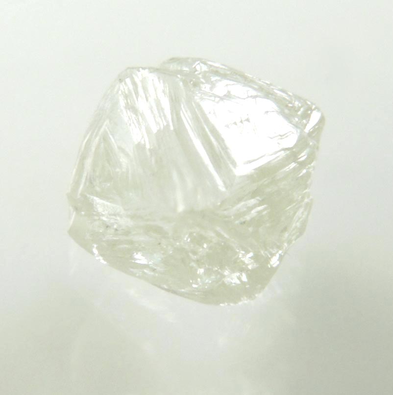 Diamond (1.99 carat gem-grade colorless octahedral diamonds) from Mirny, Sakha Republic, Siberia, Russia