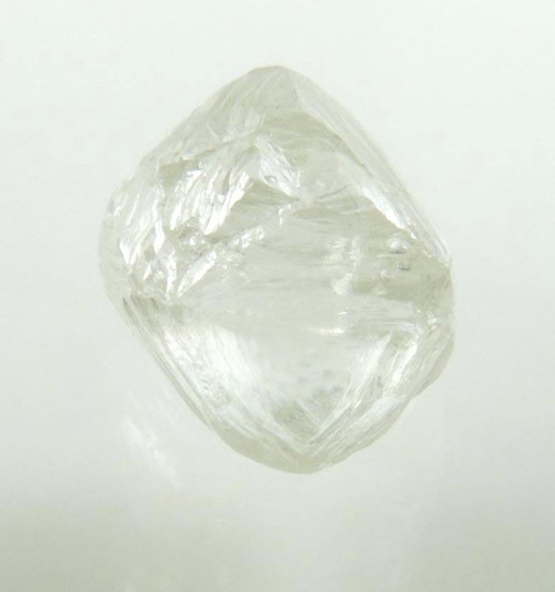 Diamond (1.99 carat gem-grade colorless octahedral diamonds) from Mirny, Sakha Republic, Siberia, Russia