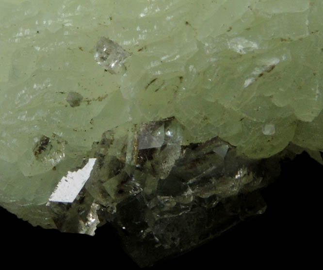 Prehnite with Apophyllite from Millington Quarry, Bernards Township, Somerset County, New Jersey