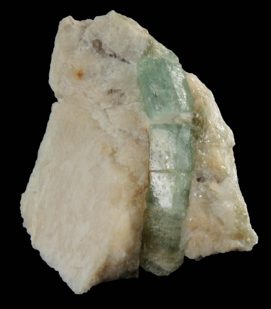 Beryl var. Aquamarine from north ridge of Long Hill, Haddam, Middlesex County, Connecticut