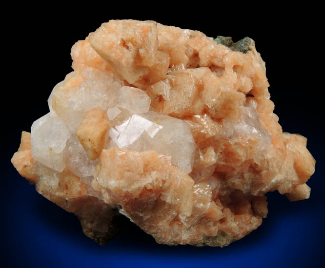 Analcime on Gmelinite from Five Islands, Nova Scotia, Canada