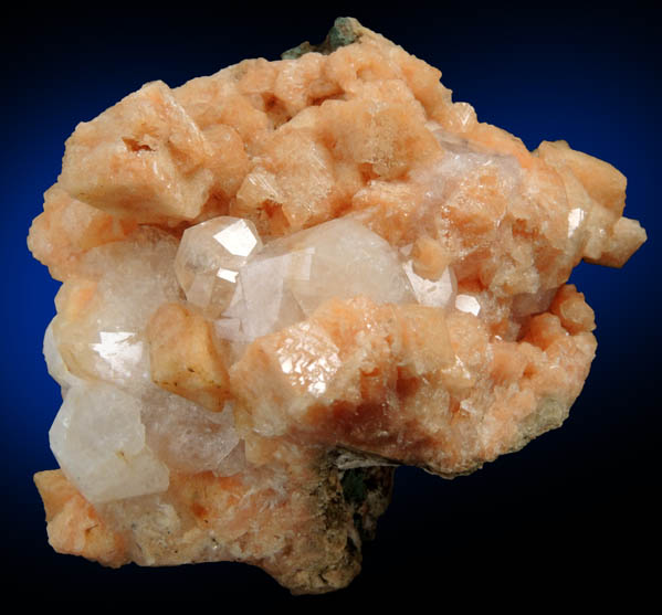 Analcime on Gmelinite from Five Islands, Nova Scotia, Canada