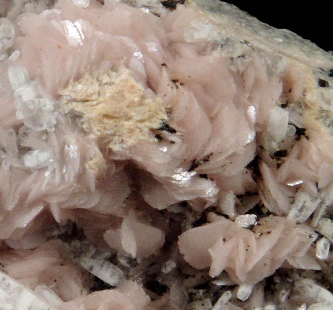 Rhodochrosite, Quartz, Sphalerite from Julie Fisk Mine, Leadville District, Lake County, Colorado