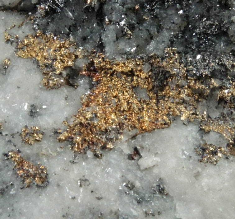 Silver (naturally crystallized native silver) in Quartz from Timmins, Ontario, Canada