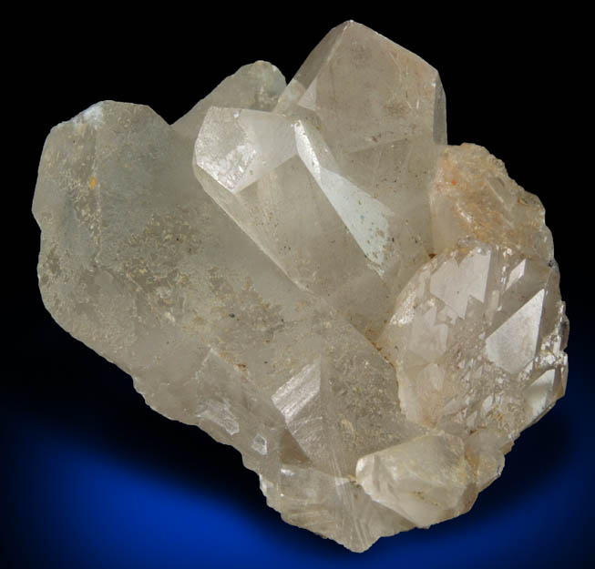 Quartz with Tremolite inclusions from Gouverneur Talc Company #4 Quarry, Harrisville, Lewis County, New York