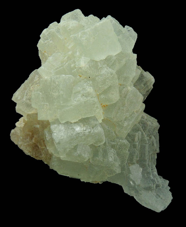 Fluorite over Quartz from Hardy Mine, Oatman District, Mohave County, Arizona