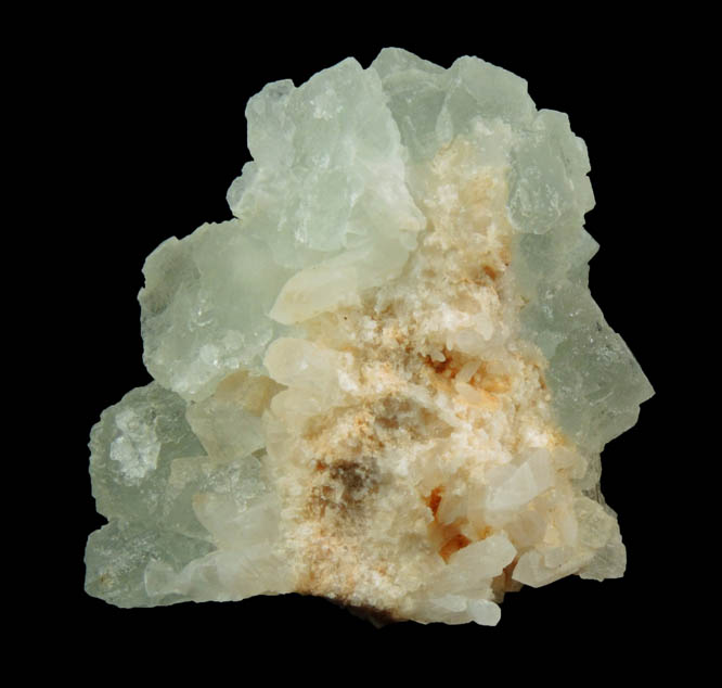 Fluorite over Quartz from Hardy Mine, Oatman District, Mohave County, Arizona