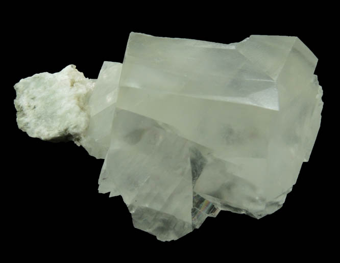 Calcite interpenetrant-twinned crystals from Prospect Park Quarry, Prospect Park, Passaic County, New Jersey