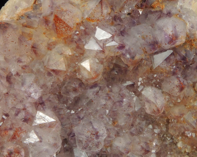 Quartz var. Amethyst Quartz with Hematite inclusions from Pearl Station, Thunder Bay District, Ontario, Canada