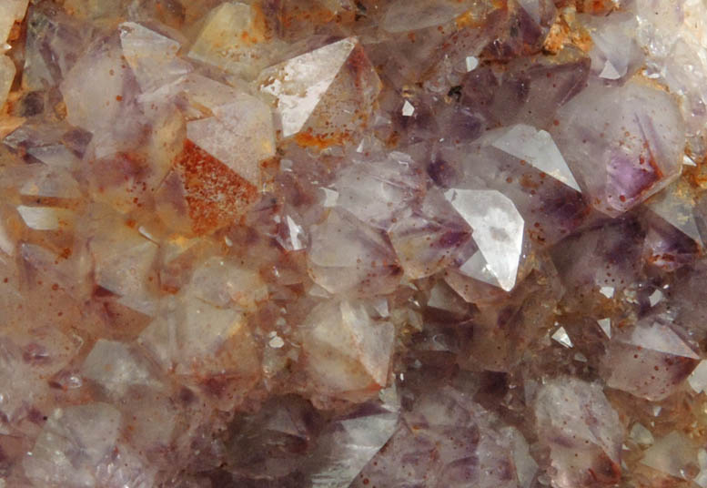 Quartz var. Amethyst Quartz with Hematite inclusions from Pearl Station, Thunder Bay District, Ontario, Canada